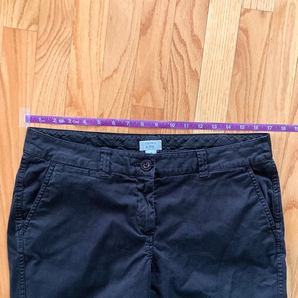 Women’s size 8 Crown and Ivy gently used Charlotte black pants with pockets - Picture 8 of 8
